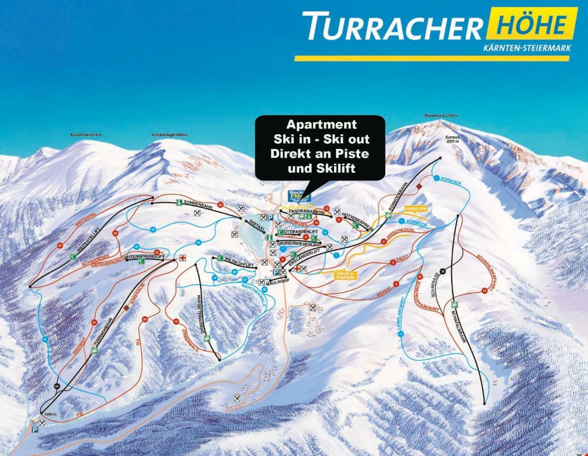 Apartment Ski In - Ski Out Turracher Hohe Eksteriør billede